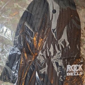 Rock the Bells Black Knit Beanie